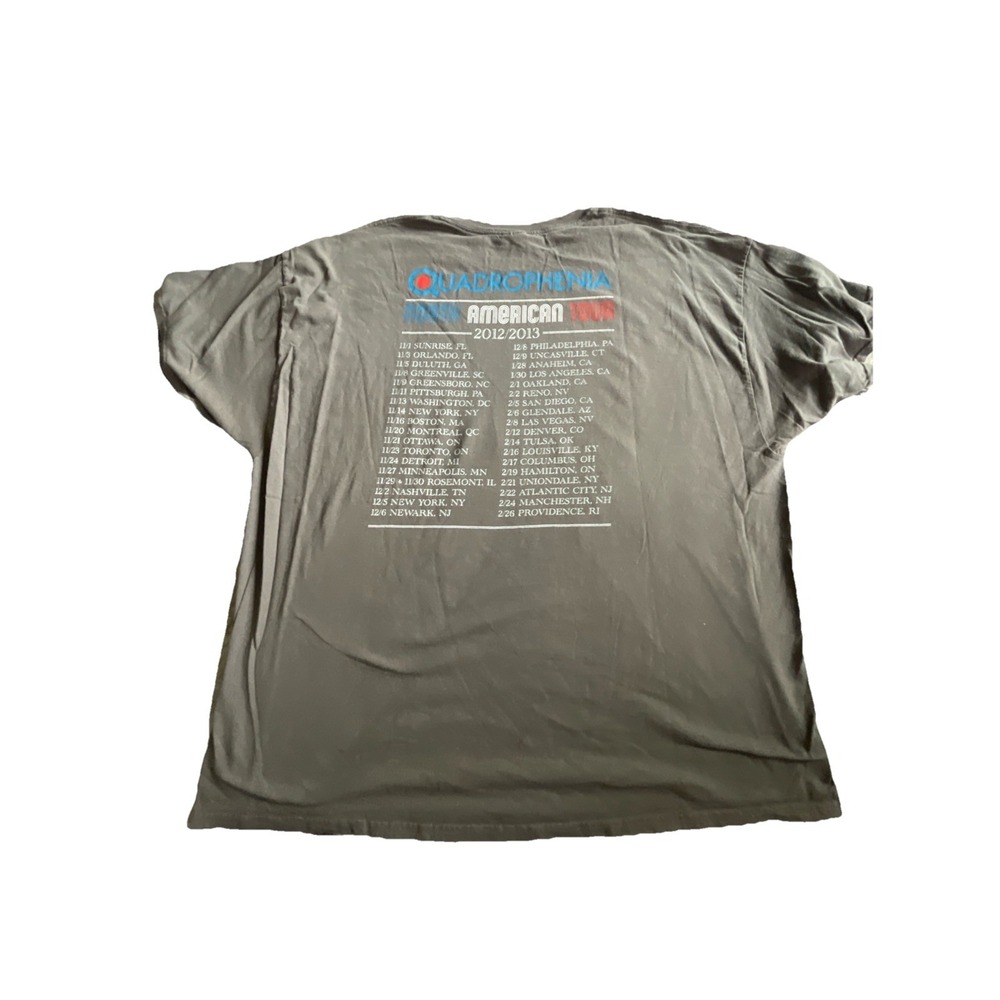 THE WHO QUADROPHENIA NORTH AMERICAN TOUR SHIRT 2012/2013 3XL - Picture 6 of 9